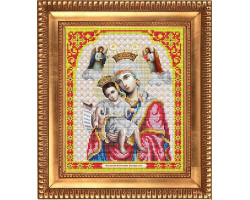 Рисунок на ткани бисером БЛАГОВЕСТ арт.И-4005 Пресвятая Богородица Достойно есть 20х25 см