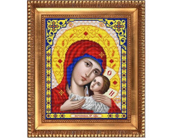 Рисунок на ткани бисером БЛАГОВЕСТ арт.И-4022 Богородица Корсунская 20х25 см