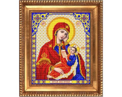Рисунок на ткани бисером БЛАГОВЕСТ арт.И-4029 Пресвятая Богородица Утоли Мои Печали 20х25 см