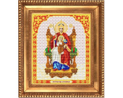 Рисунок на ткани бисером БЛАГОВЕСТ арт.И-4046 Пресвятая Богородица Державная 20х25 см