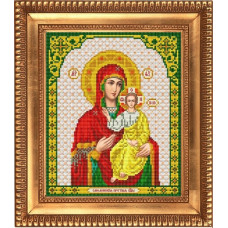 Рисунок на ткани бисером БЛАГОВЕСТ арт.И-4049 Пресвятая Богородица Смоленская 20х25 см