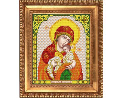 Рисунок на ткани бисером БЛАГОВЕСТ арт.И-4060 Пресвятая Богородица Чаша терпения 20х25 см
