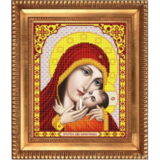 Рисунок на ткани бисером БЛАГОВЕСТ арт.И-4069 Пресвятая Богородица Касперовская 20х25 см