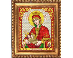 Рисунок на ткани бисером БЛАГОВЕСТ арт.И-4076 Пресвятая Богородица Млекопитательница 20х25 см