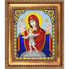 Рисунок на ткани бисером БЛАГОВЕСТ арт.И-4083 Теребинская Богородица 20х25 см