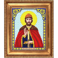 Рисунок на ткани бисером БЛАГОВЕСТ арт.И-4109 Святой Великий князь Дмитрий Донской 20х25 см