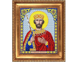 Рисунок на ткани бисером БЛАГОВЕСТ арт.И-4114 Святой Великий Царь Константин 20х25 см