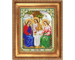 Рисунок на ткани бисером БЛАГОВЕСТ арт.И-5041 Святая Троица 13,5х17 см