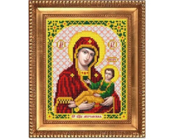 Рисунок на ткани бисером БЛАГОВЕСТ арт.И-5081 Пресвятая Богородица Муромская 13,5х17 см