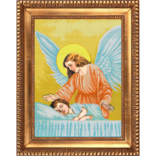 Рисунок на ткани бисером БЛАГОВЕСТ арт.К-3055 Ангел Хранитель