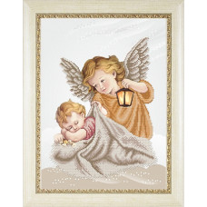 Рисунок на ткани бисером БЛАГОВЕСТ арт.К-3063 Ангел Хранитель чада