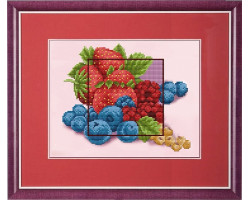 Рисунок на ткани бисером БЛАГОВЕСТ арт.К-4027 Летние фрукты
