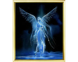 Набор 'ЧМ' арт. КС-037 для изготовления картины со стразами 'Ночной ангел' 24х29,5 см