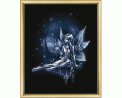 Набор 'ЧМ' арт. КС-039 для изготовления картины со стразами 'Звёздная фея' 24х29,5 см