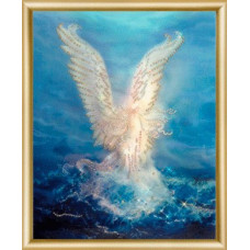 Набор 'ЧМ' арт. КС-084 для изготовления картины со стразами 'Морской ангел' 29,5х24 см