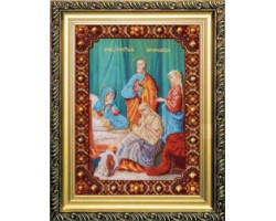 Набор для вышивания бисером арт.ЧМ.Б1052 'Рождество Пресвятой Богородицы' (26,8х27 см)