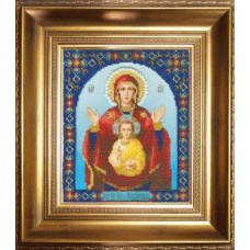 Набор для вышивания бисером арт.ЧМ.Б1074 'Божья Матерь Знамение' (22х18 см)