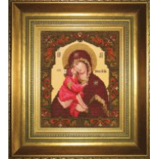 Набор для вышивания бисером арт.ЧМ.Б1087 'Божья Матерь Донская' (21,7х18 см)