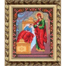 Набор для вышивания бисером арт.ЧМ.Б1104 'Божья Матерь Целительница' (27,5х33,6 см)