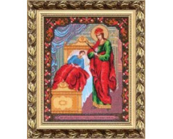 Набор для вышивания бисером арт.ЧМ.Б1104 'Божья Матерь Целительница' (27,5х33,6 см)