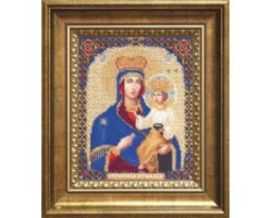 Набор для вышивания бисером арт.ЧМ.Б1127 'Пресвятая Богородица Озерянская' (17,6х22 см)