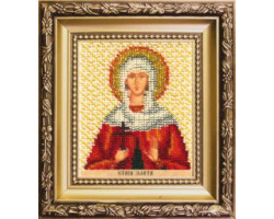 Набор для вышивания бисером арт.ЧМ.Б1236 'Икона святой Златы' 9х11 см