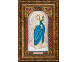 Набор для вышивания бисером арт.ЧМ.Б1237 'Икона святого Архангела Гаврила' 16,5х29 см