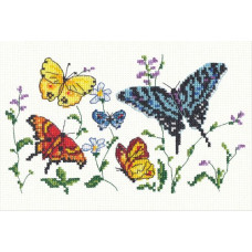 Набор для вышивания арт.ЧИ-42-01 (В-018) СР 'Танец бабочек-1' 19х14см