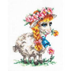 Набор для вышивания арт.ЧИ-18-81 'Красавица овечка' 11х13 см