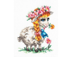Набор для вышивания арт.ЧИ-18-81 'Красавица овечка' 11х13 см