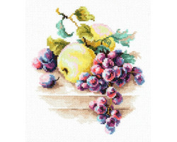 Набор для вышивания арт.ЧИ-50-05 'Виноград и яблоки' 16х18 см