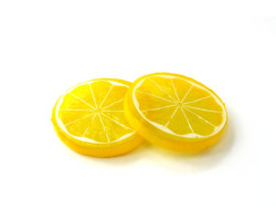 Долька лимона декоративная арт.КЛ.23400 5,2см*2см упак.2шт
