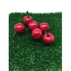 Красное яблоко декоративное 25 мм
