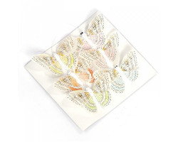 Набор бабочек на вставке (перо) 287618 арт.Ц7.0401727, 80мм уп.6шт