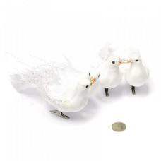 SBU.16106 Свадебные голуби 'Совет да любовь' на прищепке 16 см