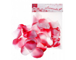 СЛ.324799 Лепестки роз цв.фуксия/белый