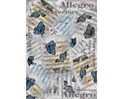 Декупажная карта арт.CH.01513 'Allegro' формат А3