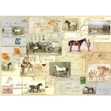 Декупажная карта арт.CH.08608 'Поговорим о лошадях', формат А4