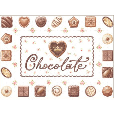 Декупажная карта арт.CH.1049 'Chokolate', формат А4