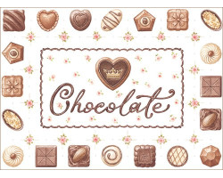 Декупажная карта арт.CH.1049 'Chokolate', формат А4