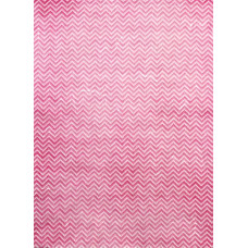 Рисовая бумага для декупажа 25г/м арт.СР01556 'Розовый зиг-заг' А3