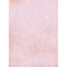 Рисовая бумага для декупажа арт.CP01549 'Craft Premier', A3, 25г/м, 'Розовый горох'