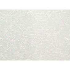 Рисовая бумага для декупажа фоновая арт.СР05225 белый с розовыми сердечками 29,7х42см