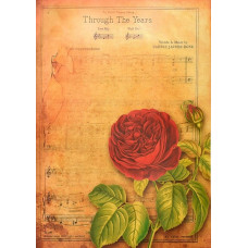 Декупажная карта арт.CH.13595 'Роза пахнет розой...', формат А4
