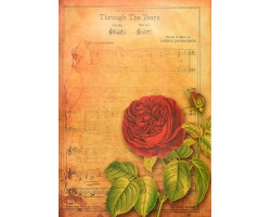 Декупажная карта арт.CH.13595 'Роза пахнет розой...', формат А4