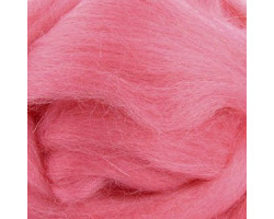 Шерсть для валяния ПЕХОРКА полутонкая шерсть (100%шерсть) 50гр цв.011 яр.розовая