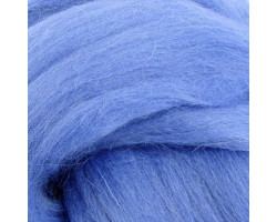 Шерсть для валяния ПЕХОРКА полутонкая шерсть (100%шерсть) 50гр цв.015 т.голубой