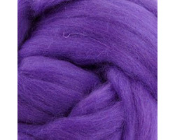 Шерсть для валяния ПЕХОРКА полутонкая шерсть (100%шерсть) 50гр цв.078 фиолетовый