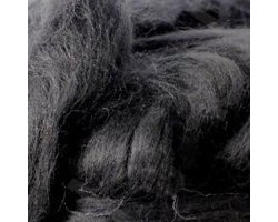 Шерсть для валяния ПЕХОРКА тонкая шерсть (100%меринос.шерсть) 50гр цв.002 черный