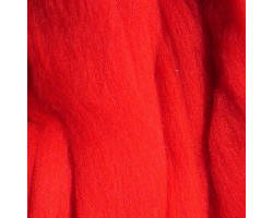 Шерсть для валяния ПЕХОРКА тонкая шерсть (100%меринос.шерсть) 50гр цв.006 красный